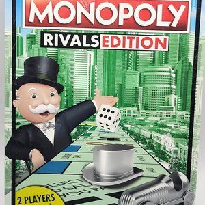 Monopoly Rivals Edition 2 Player Game Hasbro Gaming New Factory Sealed
